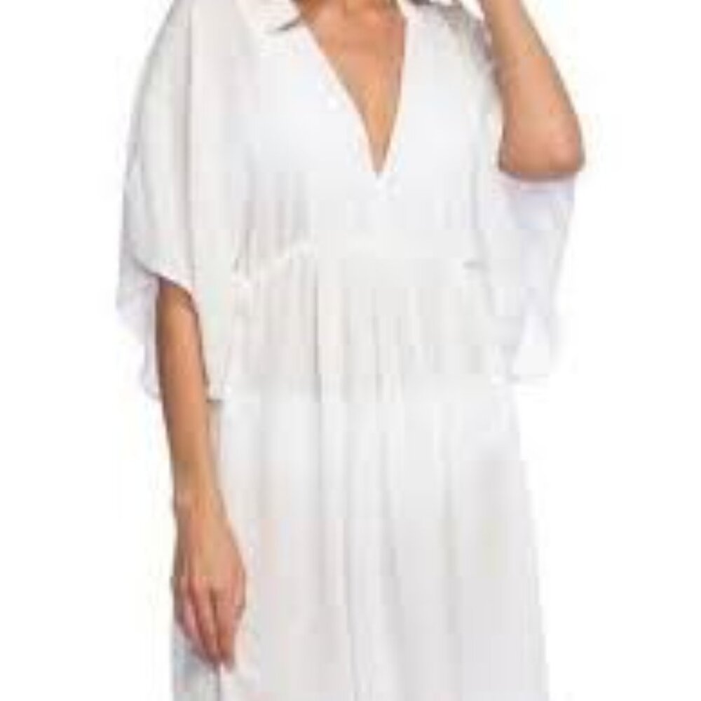 EUC Ralph Lauren Crinkle Swim Cover Tunic